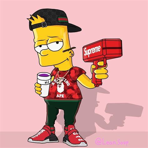 bart simpson and gucci.